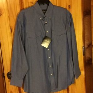 New Lucchese men’s shirt (blue)